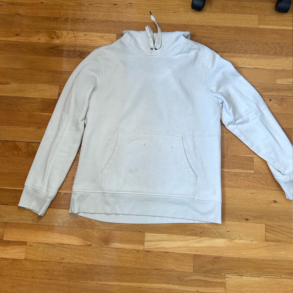 Large white man’s hoodie